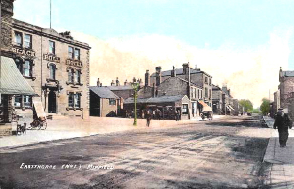 This view shows the Black Bull around 1900 click here to leave a comment on this picture if you like!