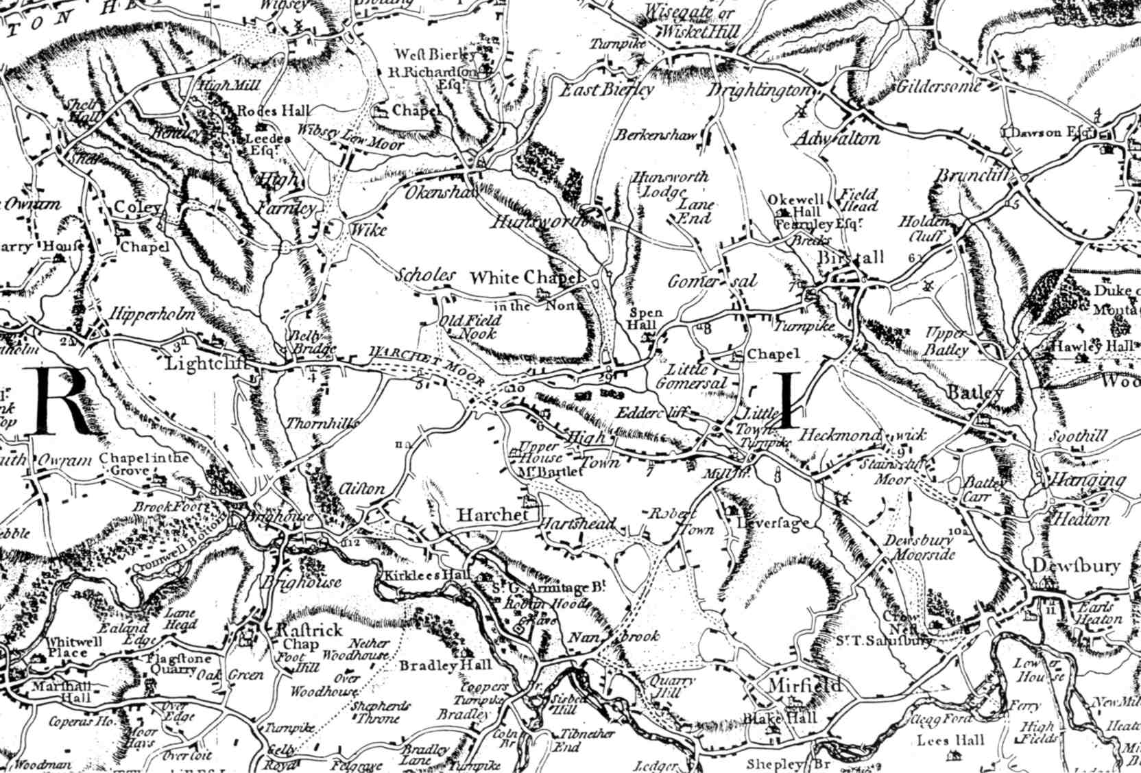 Mirfield Map