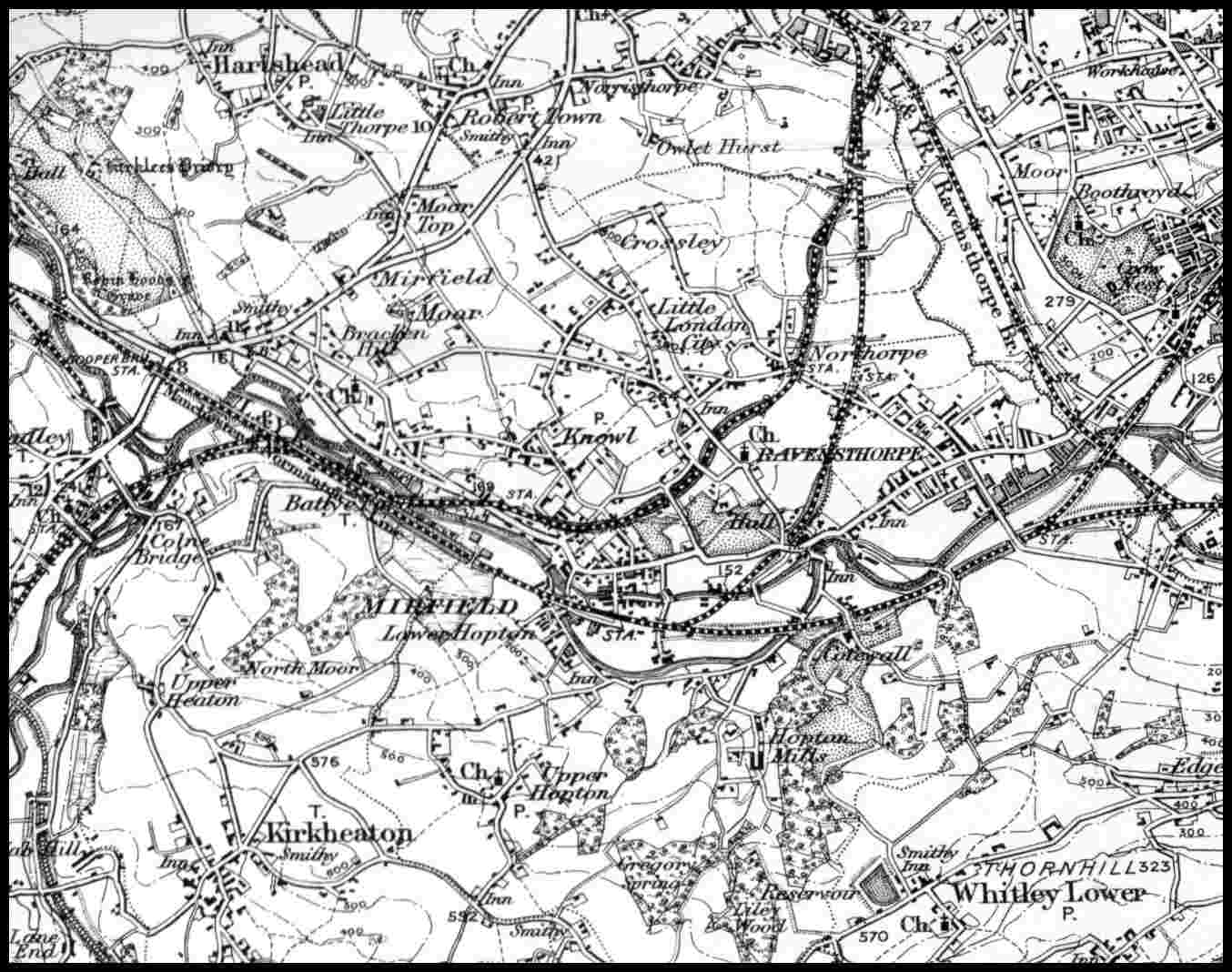 Mirfield Map