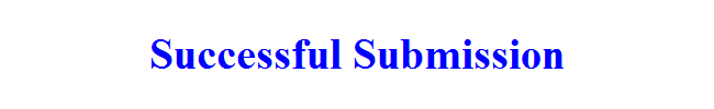 Successful Submission