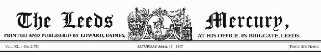 Click HERE to enter The Mirfield Leeds Mercury Archive