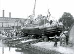 69. The Launch of "Ethel"  Ledgard Bridge yard.