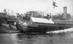 43. Barge Launch at Shepley Bridge.